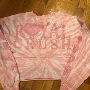NWOT Disney Royal Crush Cropped Spirit Jersey